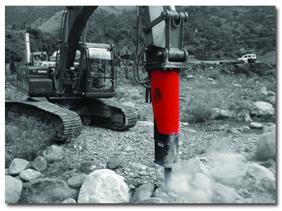 CP Excavator Attachments - RX Hydraulic Breakers
