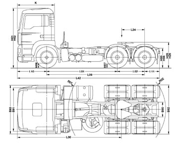 MAN - TGS 33 360-40 400 Tractor