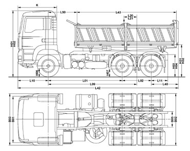 TGS 40.440 6x6 Tipper