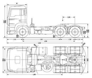 TGS 40.480 6x4 Tractor Head